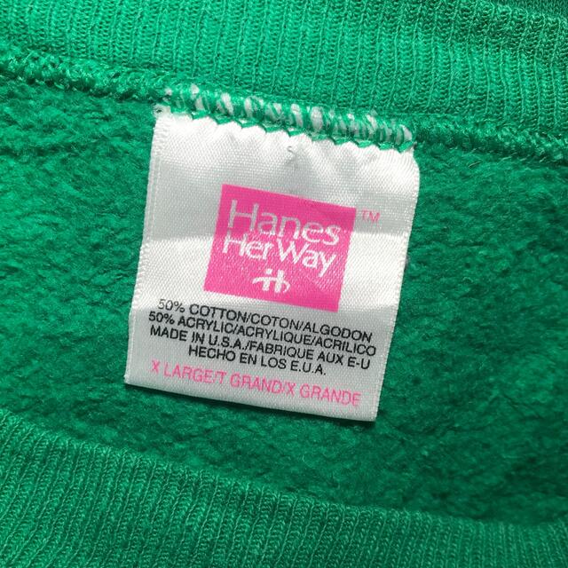 Hanes(ヘインズ)の【希少デザイン】ヴィンテージ ダサかわ スウェット トレーナー XL パンダ メンズのトップス(スウェット)の商品写真