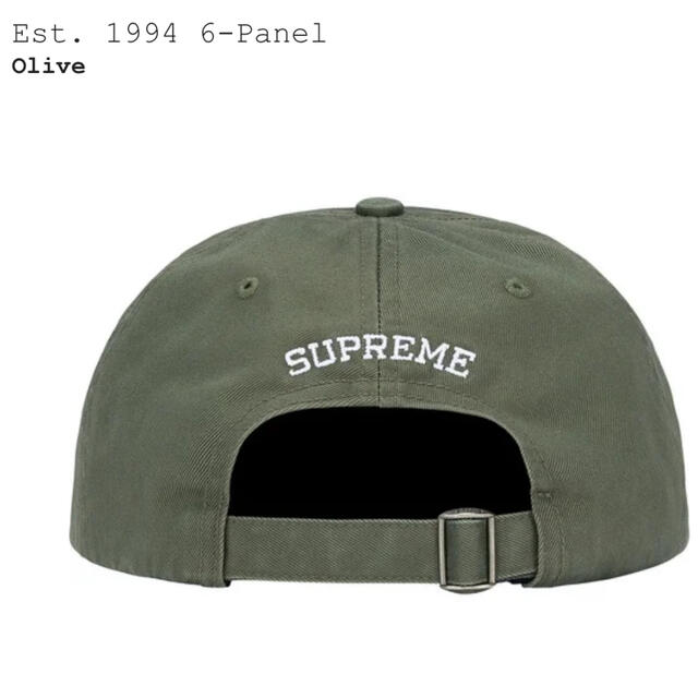 Supreme(シュプリーム)のシュプリーム　Est. 1994 6-Panel キャップ オリーブ メンズの帽子(キャップ)の商品写真