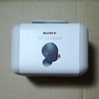 ソニー(SONY)のSONY　ワイヤレスヘッドセット　WF-1000XM4 ブラック　新品未開封(ヘッドフォン/イヤフォン)