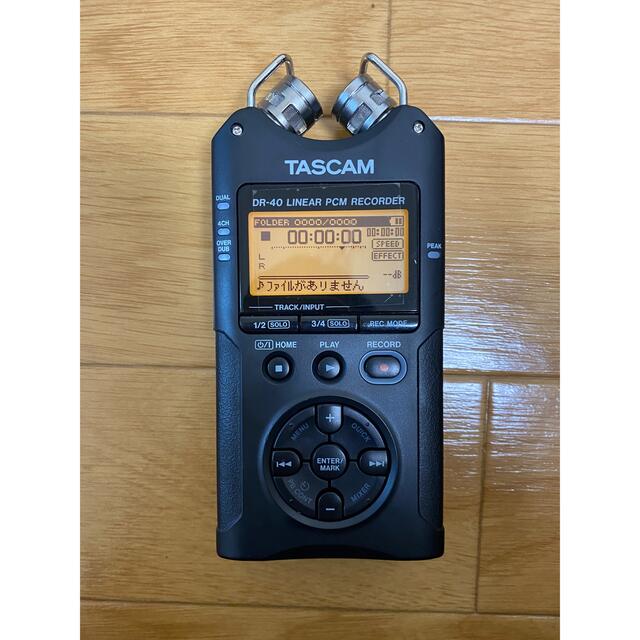 TASACM DR-40 リニアPCMレコーダー　 Micro SD4GB付