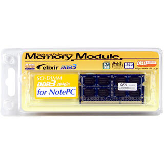 ノート用メモリ　CFD D3N1600Q 4GB 2枚(PCパーツ)