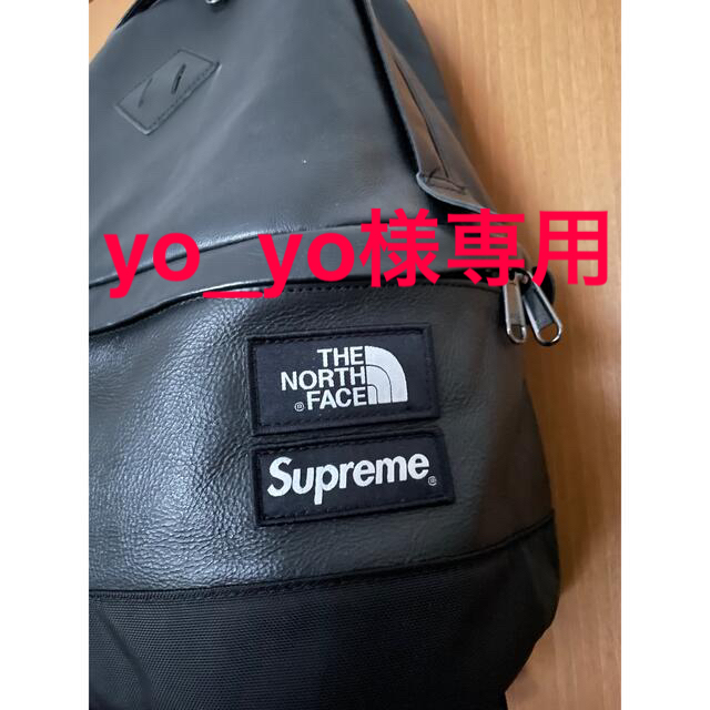 Supreme × THE NORTH FACE レザーバックパ17AWバッグ