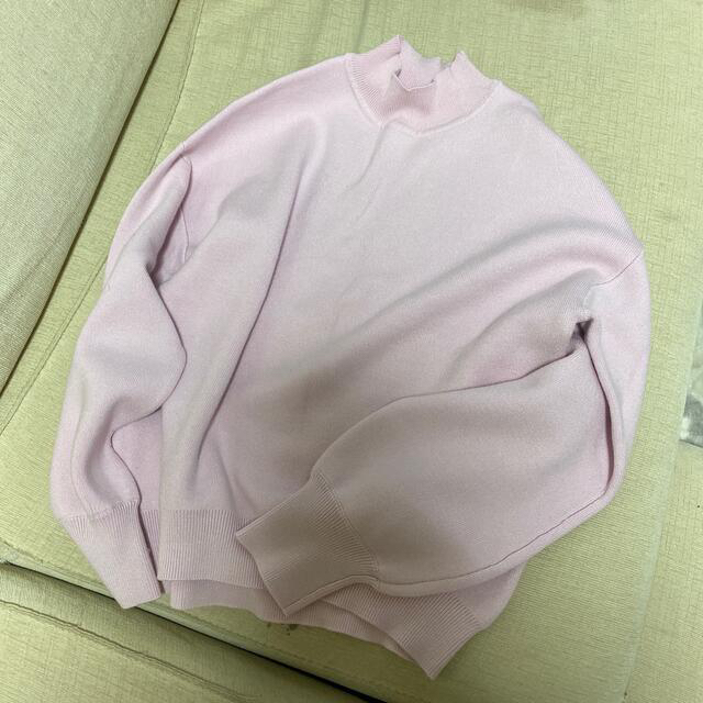GU(ジーユー)のGU ピンクニット　 レディースのトップス(ニット/セーター)の商品写真