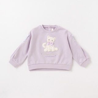 メゾピアノジュニア(mezzo piano junior)のメゾピアノ新品新作タグ付きぬいぐるみレースアップトレーナー130(Tシャツ/カットソー)