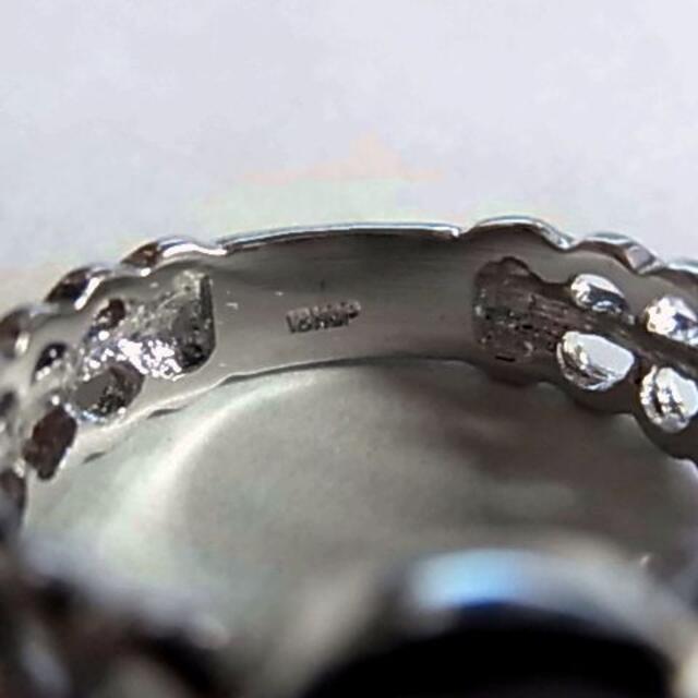 未使用品18KGPリング指輪13号メッキ1石型抜きデザイン男性メンズレディース  レディースのアクセサリー(リング(指輪))の商品写真