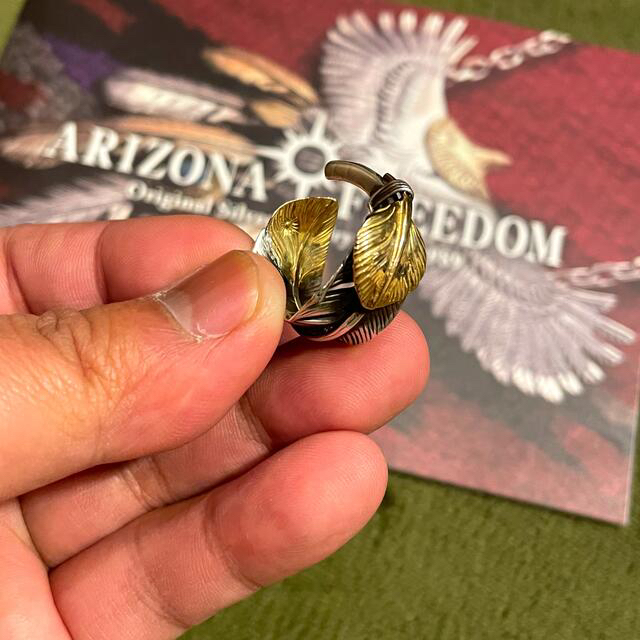 arizona freedom K18  上金先金フェザーリング　15号