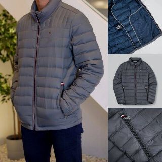 トミーヒルフィガー(TOMMY HILFIGER)の新品　メンズ　トミーヒルフィガー　ダウンジャケット サイズM(ダウンジャケット)