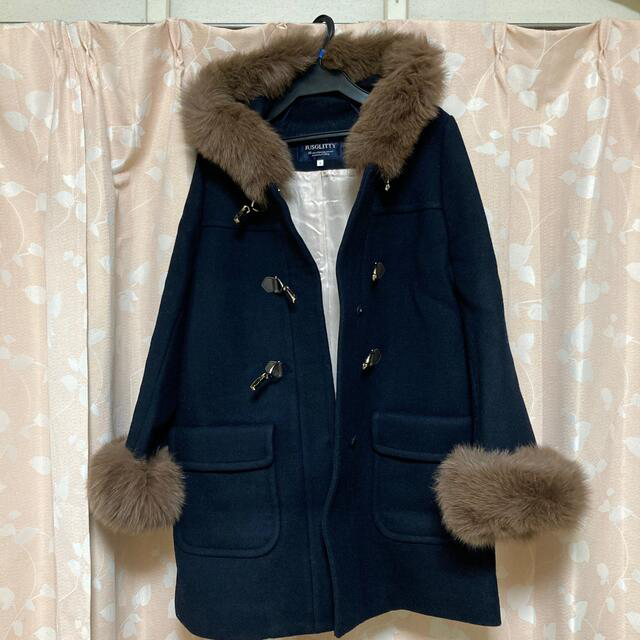 JUSGLITTY - ジャスグリッティー ビット付きダッフルコートの通販 by ...