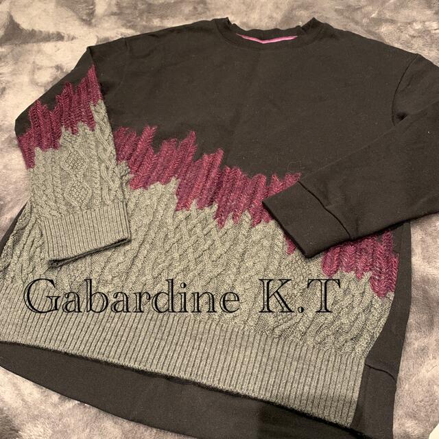 ニット　トレーナー　Gabardine K.T