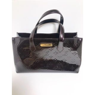 ルイヴィトン(LOUIS VUITTON)の【匿名配送】ルイ ヴィトン★ヴェルニ　ウィルシャーPM★ハンドバッグ★アマラント(ハンドバッグ)