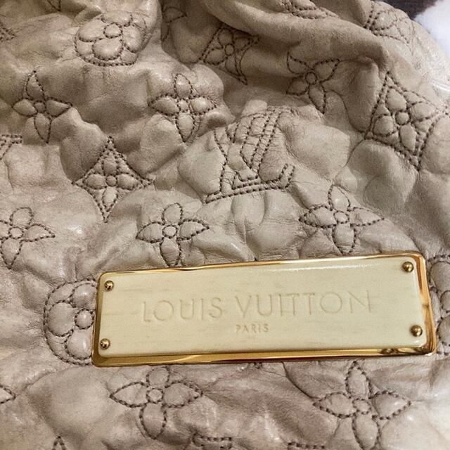 ルイヴィトン　レアな革バッグ　レトロ　louisvuitton