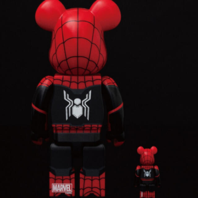 BE@RBRICK スパイダーマン 100% & 400%セット全高約70mm400%