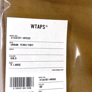 新品 WTAPS ダブルタップス パーカー 212ATDT-HP03S