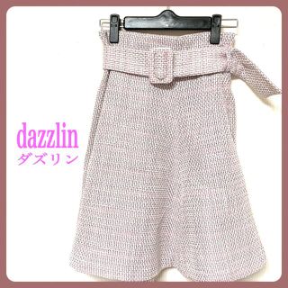 ダズリン(dazzlin)の[美品] dazzlin ダズリン　スプリングツイードスカート(ひざ丈スカート)