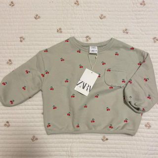 ザラキッズ(ZARA KIDS)の【ZARA baby】さくらんぼトレーナー　92(Tシャツ/カットソー)