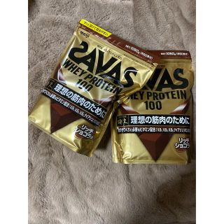 ザバス(SAVAS)の【2個セット】ザバス ホエイプロテイン100 リッチショコラ味(プロテイン)