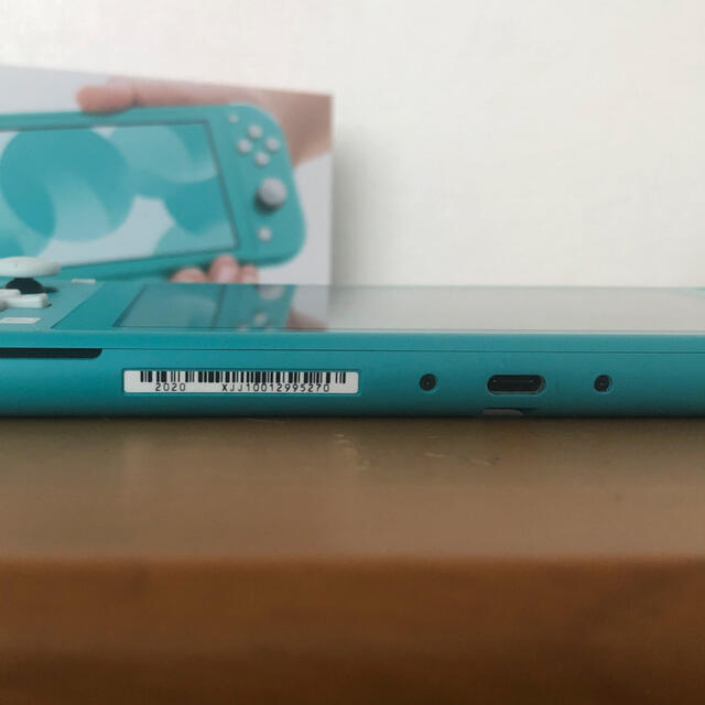 ジャンク品 Nintendo Switch  Lite ターコイズ　本体と箱 7