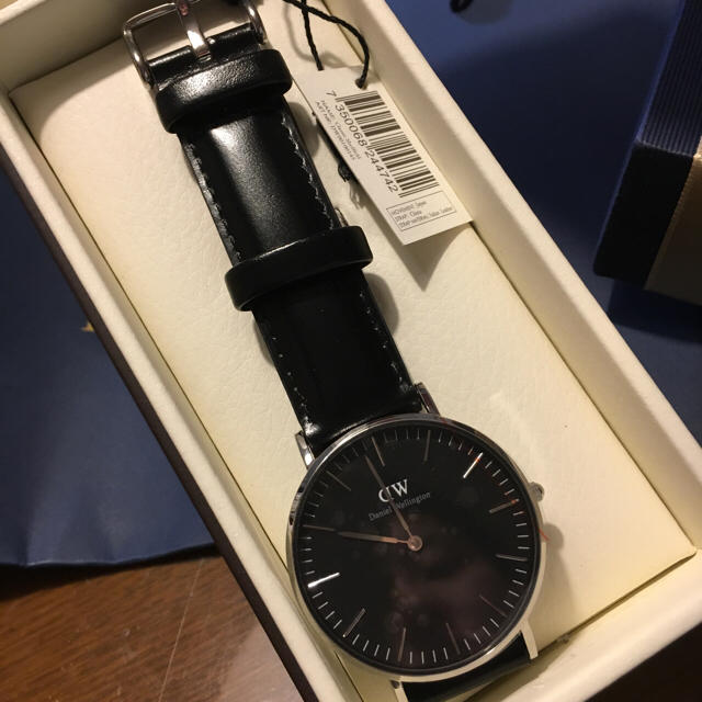 【新品】DW classic black シルバー 36mm