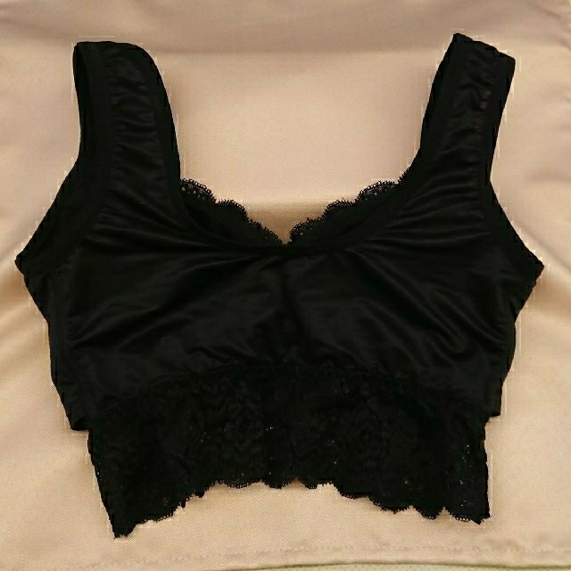 ふんわりRoom Bra BLACK レディースの下着/アンダーウェア(ブラ)の商品写真