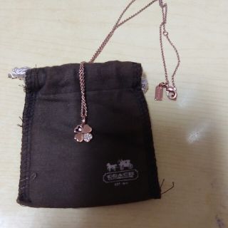 コーチ(COACH)のCOACH　クローバーネックレス　Maki様専用(ネックレス)