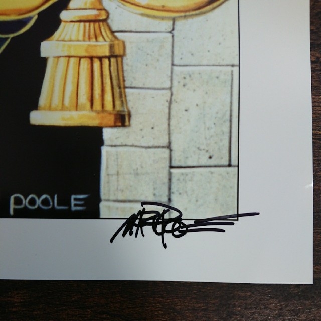 マジック：ザ・ギャザリング(マジックザギャザリング)の《天秤》Mark Poole サイン入り アートプリント/複製原画 エンタメ/ホビーのトレーディングカード(その他)の商品写真