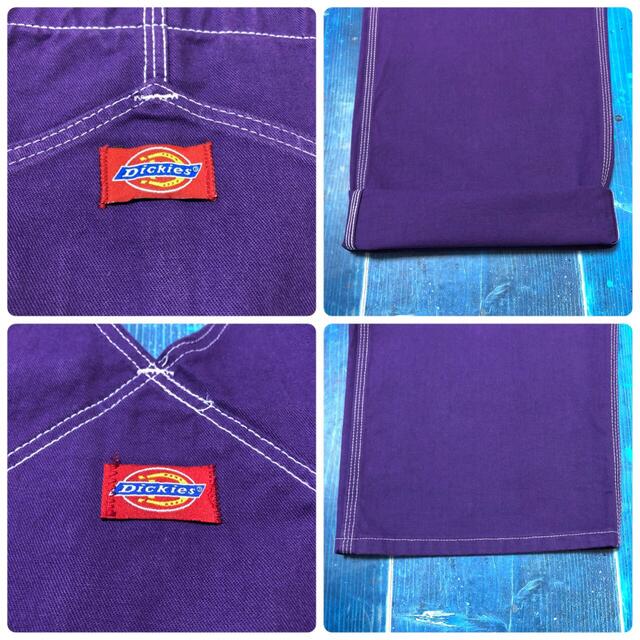 Dickies - 【デッドストック ディッキーズ】後染めUSA製ロゴタグ入り ... 【デッドストック】ディッキーズ☆後染めUSA製ロゴタグ入りオーバーオール 90s