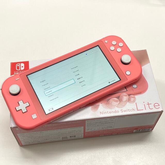 Nintendo Switch lite コーラル ニンテンドー スイッチライト 【未使用 ...
