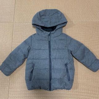 グローバルワーク(GLOBAL WORK)の【美品】グローバルワーク キッズダウンジャケット　グレーカラー　Sサイズ(ジャケット/上着)