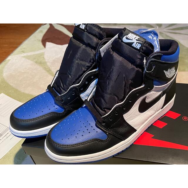 新品未使用 Nike air jordan1 royal toe 26.5