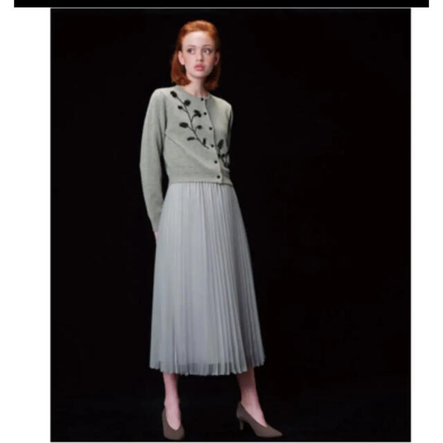 STRAWBERRY-FIELDS(ストロベリーフィールズ)のiCHIE ストロベリーフィールズ　マットオーガンジープリーツスカート レディースのスカート(ロングスカート)の商品写真