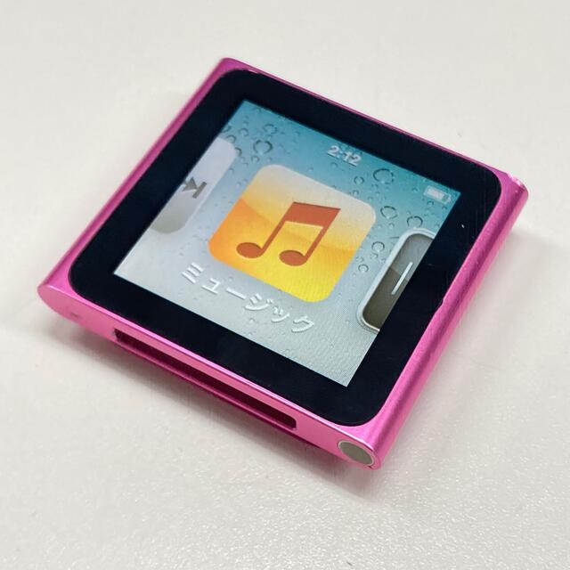 iPod(アイポッド)のiPod nano 第6世代　ピンク  8GB スマホ/家電/カメラのオーディオ機器(ポータブルプレーヤー)の商品写真