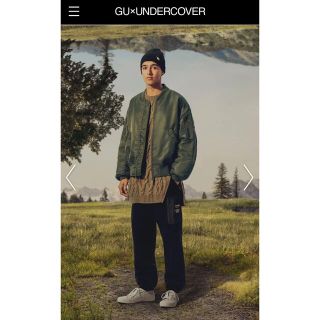 GU×undercover新品ケーブルオーバーサイズセーターM即完売ニット