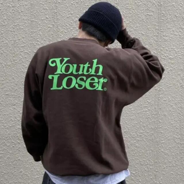 メンズyouth loser verdy font sweat