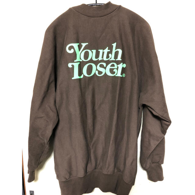 youth loser verdy font sweat