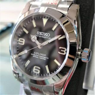 セイコー(SEIKO)の新品36mmEX1エクワンEXPLORER１仕様SEIKO MODエクスプローラ(腕時計(アナログ))