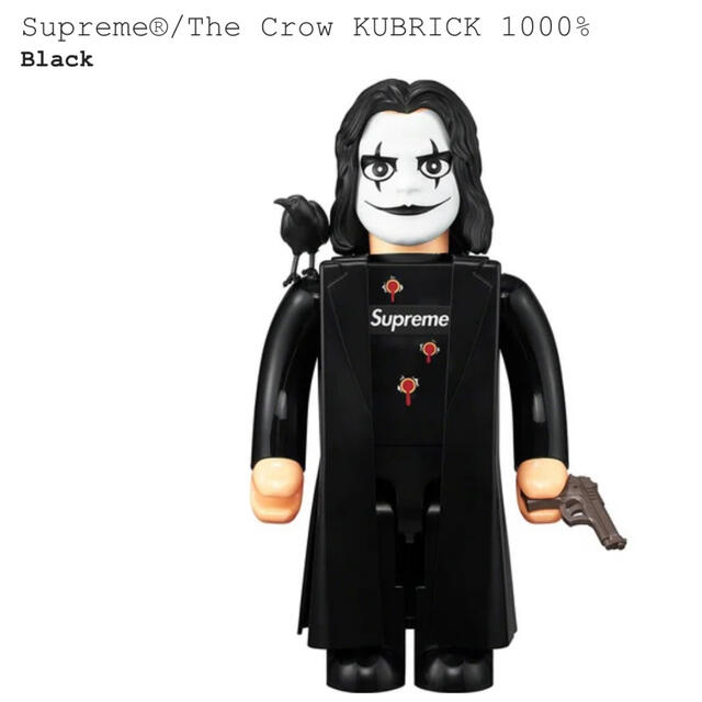 新品 Supreme The Crow KUBRICK 1000% 2