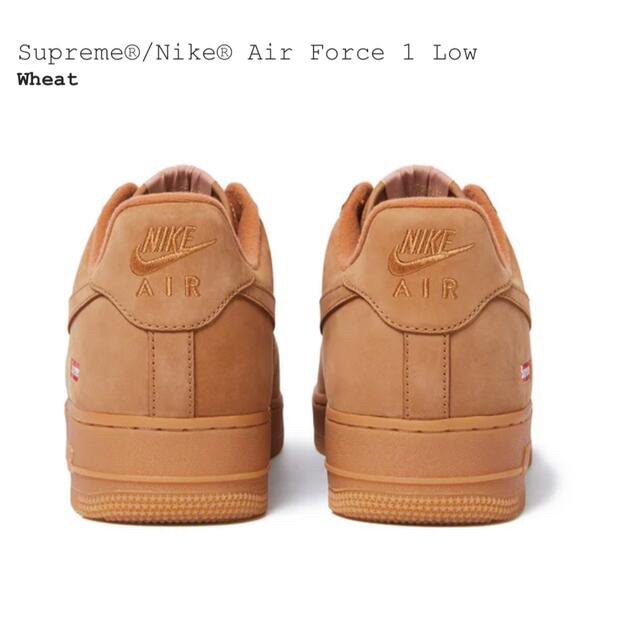 Supreme(シュプリーム)のSupreme Nike Air Force 1 Low wheat 28cm メンズの靴/シューズ(スニーカー)の商品写真
