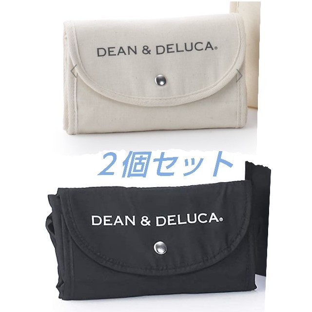 DEAN & DELUCA(ディーンアンドデルーカ)のディーンアンドデルーカ　ショッピングバッグ２個セット レディースのバッグ(エコバッグ)の商品写真