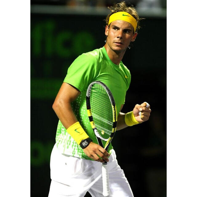 ナイキ フェデラー 2007 ナダル連勝ストップ着用 上下 JP:L