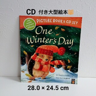 新品☆朗読CD付き 大きめ 英語の絵本☆One Winter's Day(洋書)
