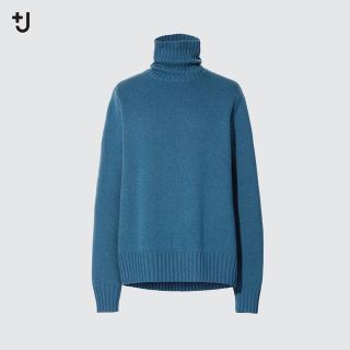 ユニクロ(UNIQLO)のUNIQLO  +J   ミドルゲージカシミヤブレンドタートルネックセーター(ニット/セーター)