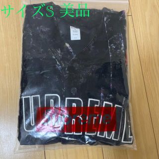 シュプリーム(Supreme)のsupreme  Floral Velour Baseball Jersey(シャツ)