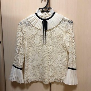 エイチアンドエム(H&M)のH&M ERDEM コラボ　総レース　ブラウス(シャツ/ブラウス(長袖/七分))