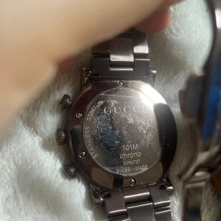 ライトブラウン/ブラック ☆1度使用のみ☆ グッチ トラベルウォッチ