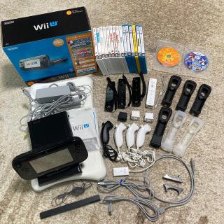 ウィーユー(Wii U)のWiiu 32GB 本体　ソフトまとめ売りセット(家庭用ゲーム機本体)