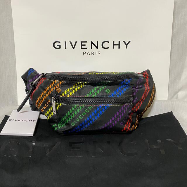 新品 本物 正規品 GIVENCHY メンズ マルチカラー ボディバッグ