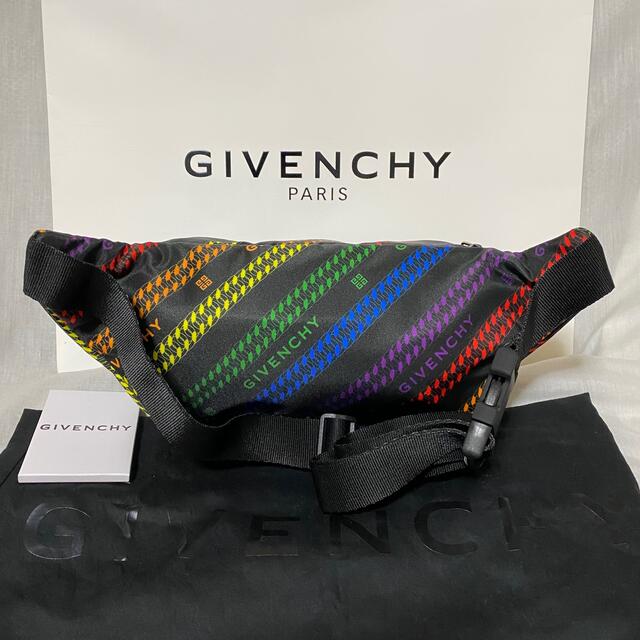 新品 本物 正規品 GIVENCHY メンズ マルチカラー ボディバッグ