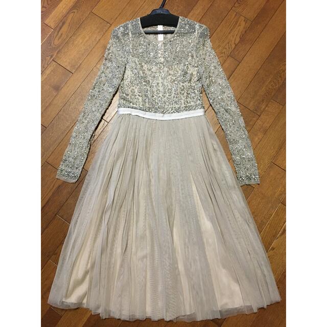 needle&thread 豪華刺繍ドレス　新品 レディースのフォーマル/ドレス(ミディアムドレス)の商品写真