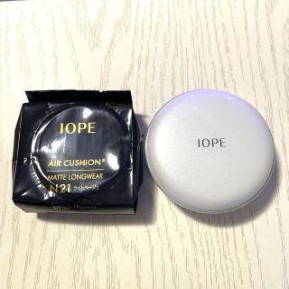 アイオペ(IOPE)の未使用 IOPE エアクッション マットロングウェア  本体レフィル込+レフィル(ファンデーション)