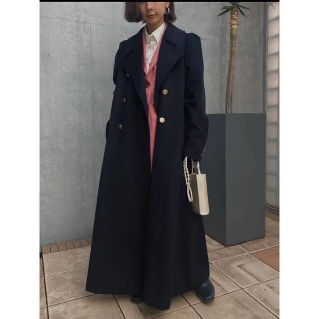 ネイビーサイズCHARME FLARE LONG COAT 新品✨